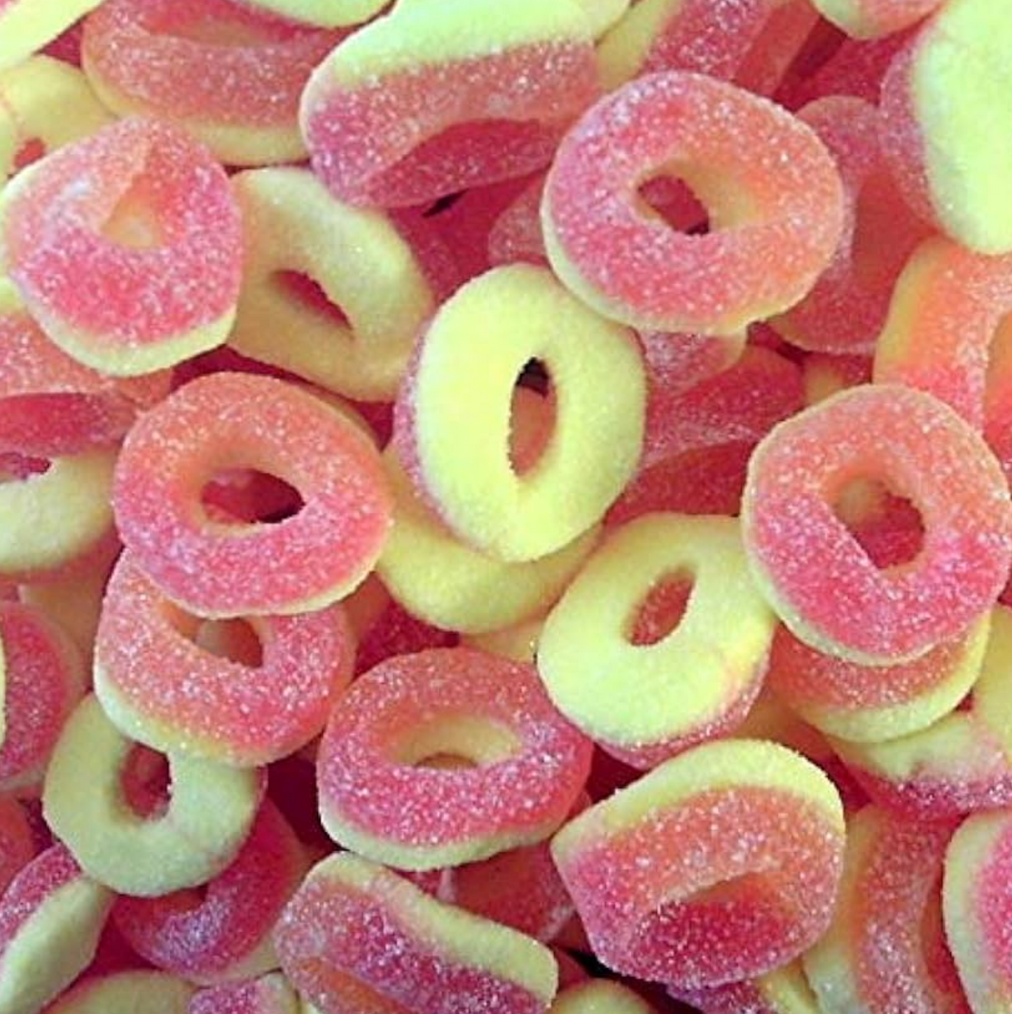 Fizzy Peach Rings (200g)